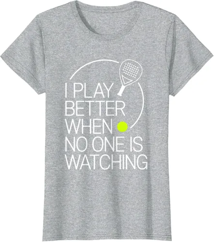 Vista 25 de Camiseta de tenis de pádel I Play Better When No One is Watching