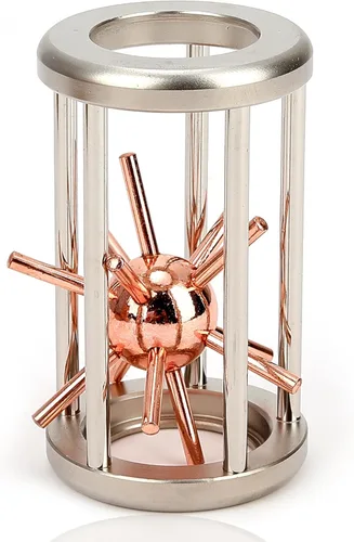 Vista 7 de Rompecabezas de bicicleta – Brainteaser de metal duradero de alta calidad Desafiante juego de lógica mecánica 3D, herramienta de enfoque y alivio