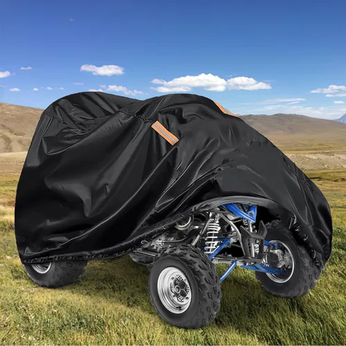 Vista 7 de Nilight Funda para ATV Impermeable Material 420D Ripstop Resistente 4 ruedas Funda para Quad Todo Tiempo Protección UV para Kawasaki Yamaha Polaris