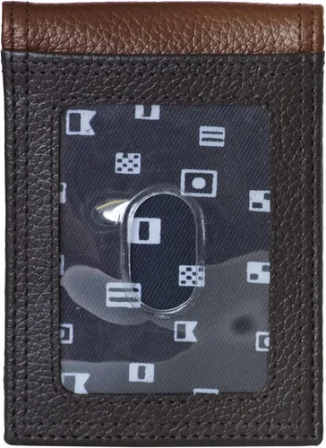Vista 2 de Nautica Pebble Two-Tone Leather Wallet