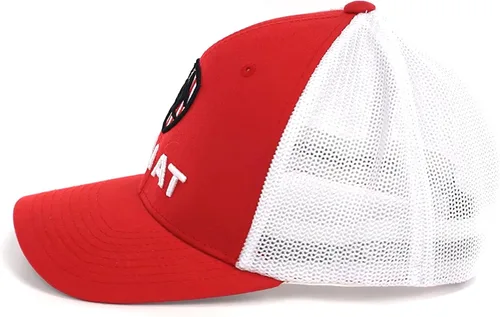 Vista 4 de ARIAT Red Flexfit USA Shield Logo Gorra para hombre