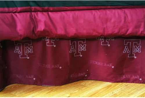 Vista 31 de College Covers Everything Comfy Nebraska Cornhuskers - Falda de cama con volantes, tamaño individual