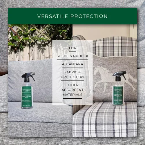 Vista 7 de Renapur Spray protector de tela y gamuza, repelente al agua y protector de manchas para sofás, tapicería de muebles, alfombras y asientos