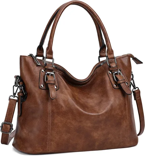 Vista 10 de VX VONXURY Bolso Hobo para mujer, bolso de mano, bandolera para mujer Negro