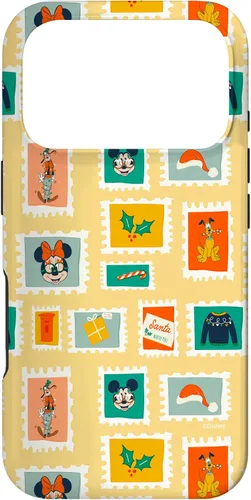 Vista 30 de iPhone 16 Disney Mickey & Minnie Mouse Holiday Christmas Santa Stamps Case