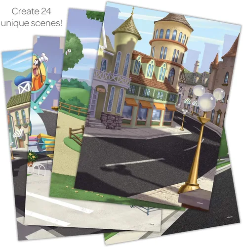 Vista 5 de Disney Minnie Mouse Create-A-Scene - Libro de actividades con pegatinas Bendon 45679