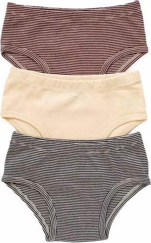 Vista 7 de ORGANICKID Ropa interior 100% orgánica 100% algodón certificado GOTS para niños pequeños, paquete de 3