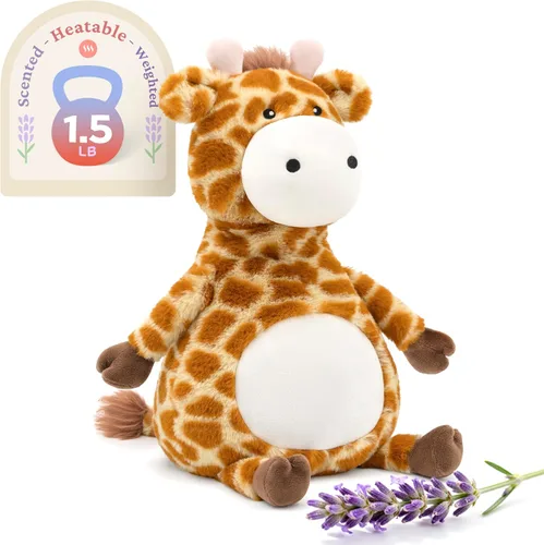 Vista 12 de IKASA Animal de peluche de pingüino para microondas, almohadilla térmica para mayor comodidad y calidez, calentable y refrigerable de 1.5 libras
