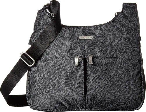 Vista 32 de Baggallini Crossbody Travel Bag 11x8.5 Lightweight Water-resistant Nylon Handbag Manzana