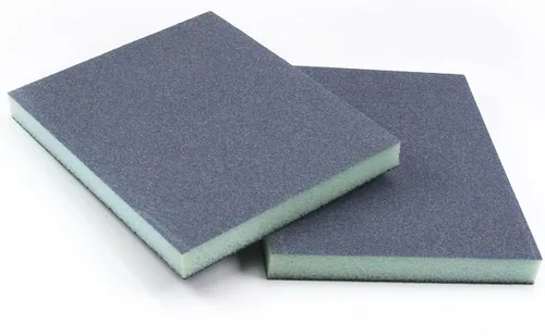 Vista 27 de Utoolmart Bloques de lijado de esponja de lijado, esponja de papel de lija húmedo y seco de grano 80, kit de esponja de arena lavable y 4 piezas