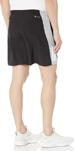 Vista 2 de adidas Pantalones cortos Own The Run para hombre, Negro, blanco, plateado (BlackWhiteReflective Silver)