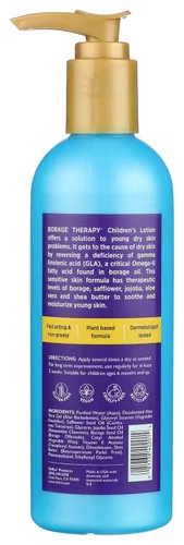 Vista 2 de Shikai Borage Dry Skin Therapy Loción Natural Fórmula para Niños - 8 Oz