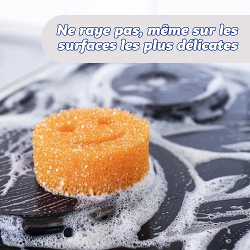 Vista 4 de Scrub Daddy Colores: limpieza con código de color, FlexTexture, suave en agua tibia, firme en frío, limpieza profunda, apto para lavavajillas