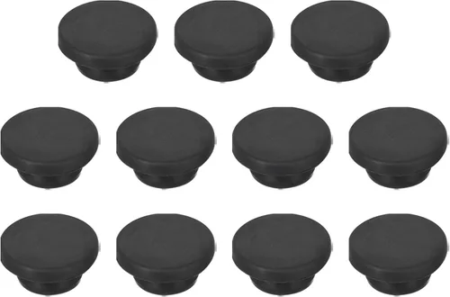Vista 232 de MECCANIXITY - Tapones de silicona en forma de T (26mm, 1 pulgada de diámetro), color negro