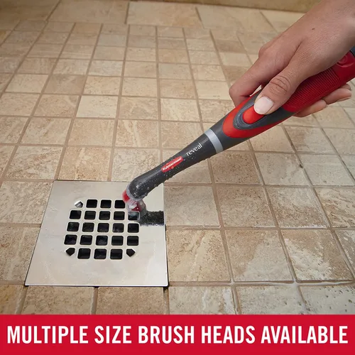 Vista 11 de Rubbermaid Reveal Power Scrubber with Multi-Purpose Head, Cordless Electric Battery Powered Scrub Brush, Water Resistant, for