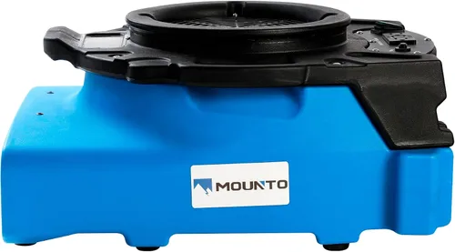 Vista 6 de MOUNTO 1/4hp 1200cfm 2 velocidades de bajo perfil aire mover piso alfombra secador ventilador ventilador para la restauración de daños por agua
