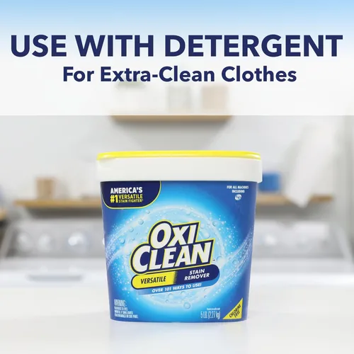 Vista 5 de OxiClean - Polvo versátil quitamanchas, 5 libras