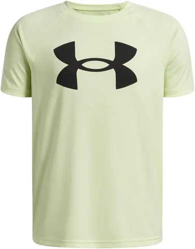 Vista 64 de Under Armour Camiseta de manga corta Tech Hybrid con estampado para niños
