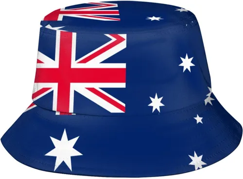 Vista 34 de Lindo sombrero de pescador con bandera divertida, plegable, a la moda, para exteriores, para mujeres, hombres, niños y niñas Bandera de Santa