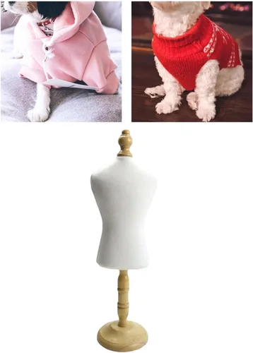 Vista 5 de Baoblaze Fashion Doll Dress Display Rack Jewelry Chain Show Holder for Display Decor Ornaments, M