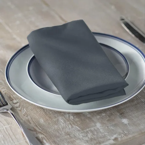 Vista 117 de LA Linen Paquete de 10 servilletas de popelina de poli, servilletas de tela suave, servilletas lavables y reutilizables, servilletas de mesa