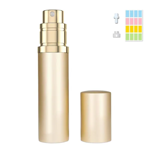 Vista 14 de Botella recargable de viaje de perfume, atomizador portátil, botella atomizadora, bomba de aroma de fragancia, relleno desde la parte inferior Negro