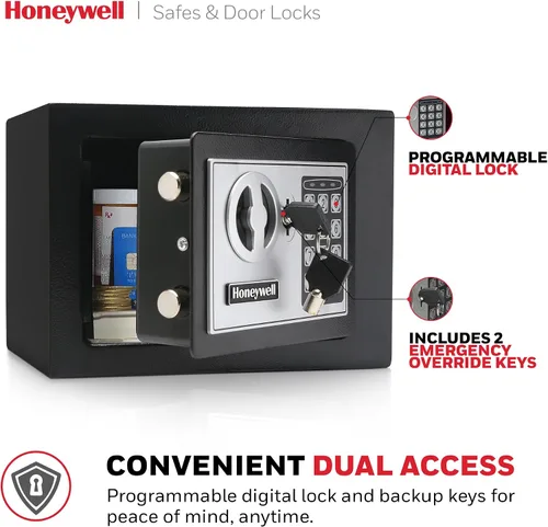 Vista 5 de Caja de seguridad de acero de Honeywell, de 0.17 pies cúbicos, 5005