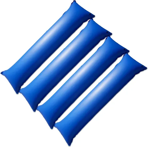 Vista 7 de Robelle Deluxe Almohada de aire ecualizadora de hielo, Paquete de 4, Azul