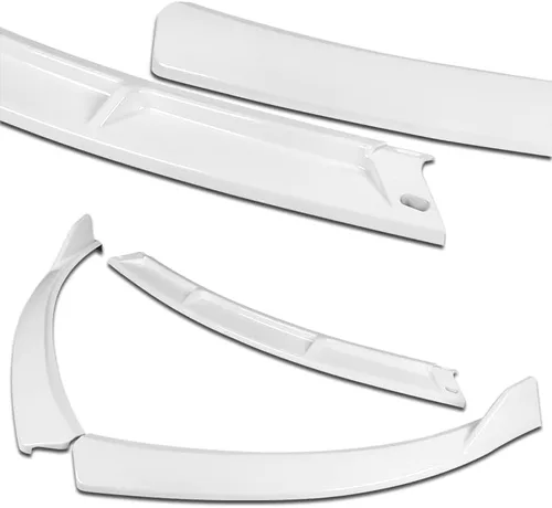 Vista 2 de Kit de 3 bordes de parachoques delantero compatibles con Chevrolet Cruze 2011-2014, alerón de protección divisor estilo STP, difusor de aire