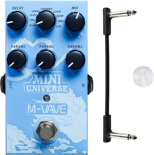 Vista 10 de M-VAVE ClassicDelay - Pedal de guitarra multiefectos, pedal de guitarra multiefectos, pedal de guitarra multiefectos, efecto de guitarra analógica
