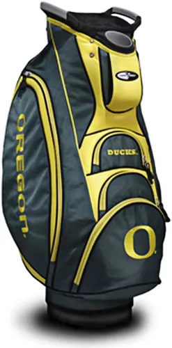 Vista 3 de Team Golf NCAA 10-Way Top with Integrated Dual Handle & External Putter Well, Cooler Pocket, Padded Strap, Umbrella Holder & Removable Rain Hood