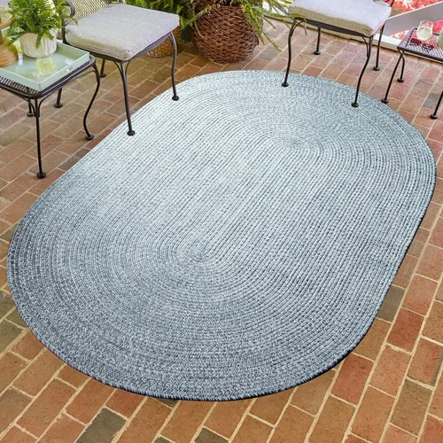 Vista 26 de Superior Alfombra de área grande para interiores y exteriores, reversible, trenzada, decoración del piso del hogar para sala de estar, cocina