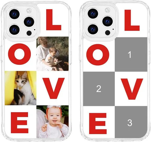 Vista 47 de Funda de teléfono personalizada para Apple iPhone 8 Plus iPhone 7 Plus, personalizada con foto, imagen, texto, imagen, diseño de imagen