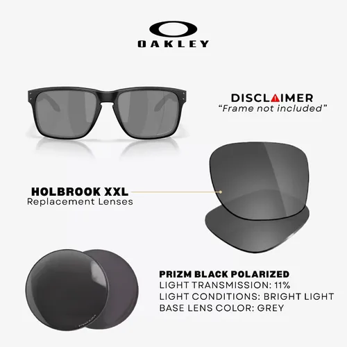 Vista 4 de Oakley Lentes de repuesto originales Holbrook XXL con kit de limpieza