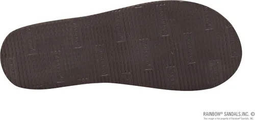 Vista 5 de Rainbow Sandals Mujer de una sola capa de cuero de primera calidad con correa estrecha de cristal Swarovski
