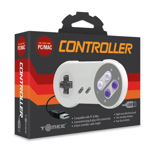 Vista 2 de Tomee SNES USB Controller for PC Mac