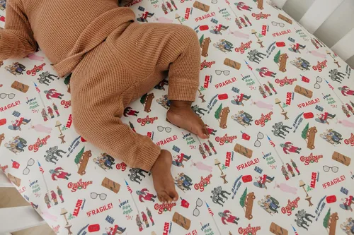 Vista 3 de Copper Pearl: Sábanas de punto prémium para cuna de bebé para niños y niñas, transpirables y suaves, sábanas ajustables para colchones estándar
