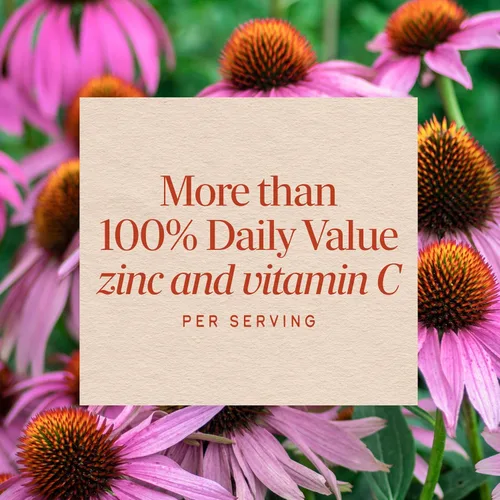 Vista 4 de Pastillas de Zinc de Nature's Way con Vitamina C y Equinácea, Suplementos de Zinc para Hombres y Mujeres, Apoyo Inmunológico*, Sabor a Bayas