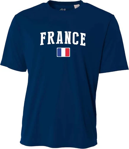 Vista 2 de Francia Fútbol Jersey Bandera Logo Hombres Equipo Nacional Futbol Copa Mundial Olimpiadas Personalizado Deportes Nombre Número