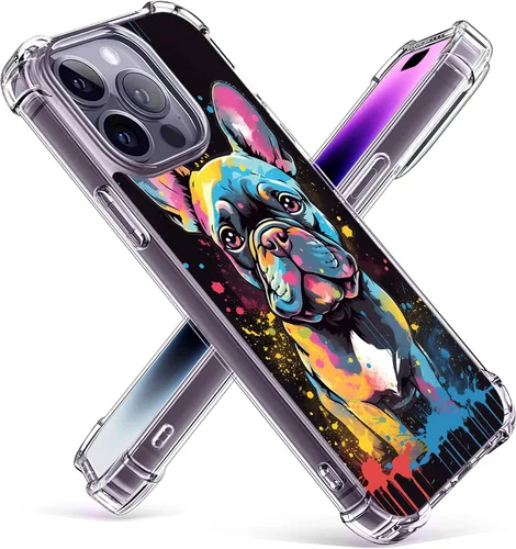 Vista 9 de Funda de protección contra caídas para iPhone 14 Plus de 6.7", oro rosa Negro Retro Juego