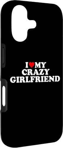 Vista 3 de Ich Liebe Meine verrückte Freundin GF - Rotes Herz [German Language] Case for iPhone 17