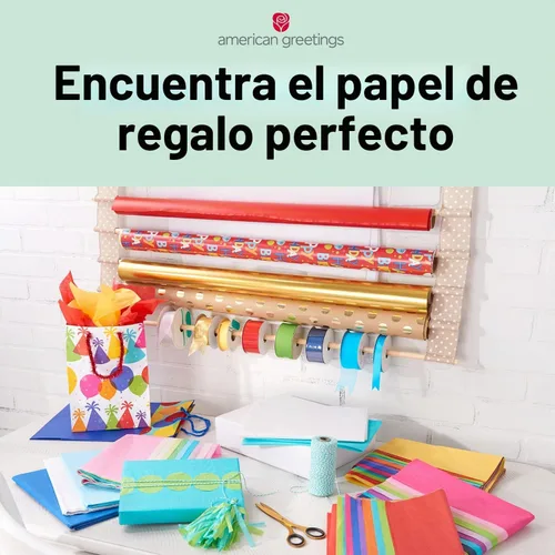 Vista 5 de Cajas de regalo American Greetings a presión, multicolor con diseños (6 cajas)