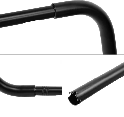 Vista 6 de Green-L Manillar de motocicleta Ape Hanger de 1 1/4 pulgadas apto para Harley Sportster XL1200 XL883 choppers personalizados FLST FXST