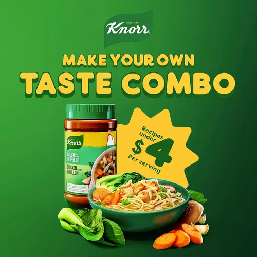 Vista 9 de Knorr Caldo granulado para salsas, sopas y guisos Sabor a pollo con sabor natural, 15.9 oz