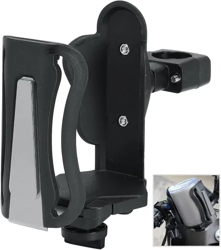 Vista 8 de Soporte universal para botella de agua de motocicleta, tamaño ajustable para botellas de 2.68 a 3.94 pulgadas de diámetro, soporte para tazas