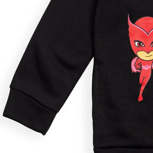 Vista 5 de PJ Masks Sudadera con capucha de vellón Catboy Owlette Gekko