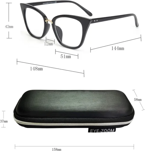 Vista 4 de Paquete de 2 lentes de lectura de ojo de gato para mujer