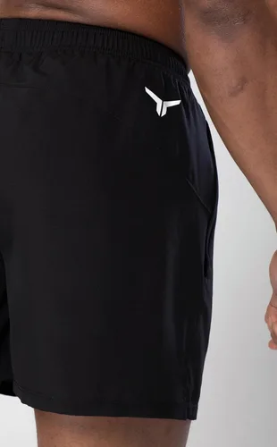 Vista 5 de Project Titan Pantalones cortos de entrenamiento ligeros para hombre, pantalones cortos deportivos para correr con bolsillos con cremallera, 5