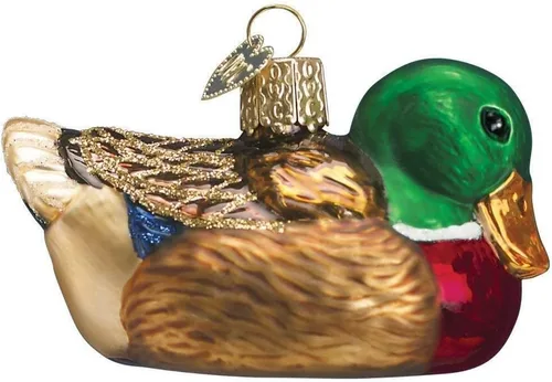Vista 11 de Old World Christmas - Adorno de vidrio soplado de águila en vuelo para árbol de Navidad, decoración de vacaciones hecha a mano, colección Bird