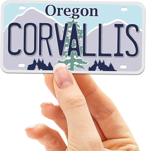 Vista 7 de Calcomanías de Matrícula de Oregon, Elige tu Ciudad del OR Adhesivo para Parachoques - Calcomanía del Noroeste del Pacífico para Hydroflask (Ashland)